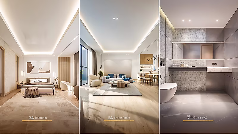 Marina Serenity: Stylish 1BHK with Vendôme Views | Lusail Heights - Photo 9