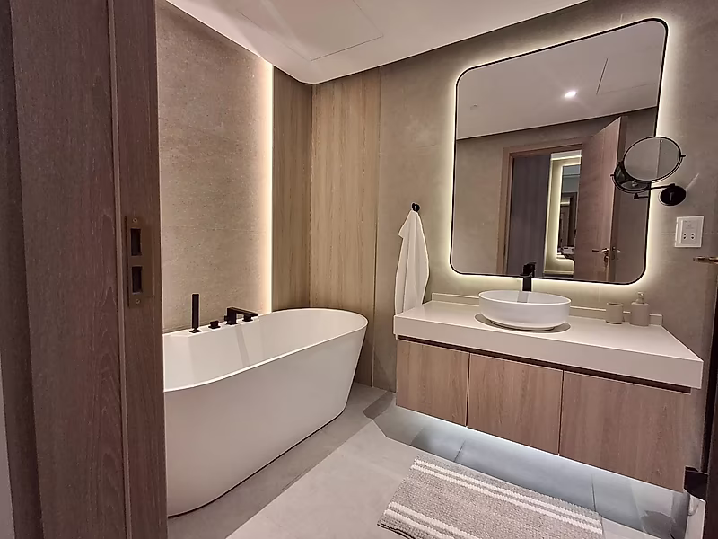 CHIC 2BR APARTMENT WITH CONTEMPORARY ELEGANCE - Photo 8