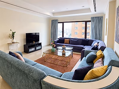 Spacious Furnished 1BR | Porto Arabia | Rented