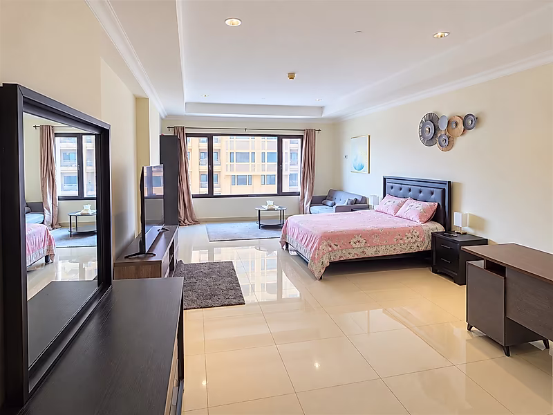 Spacious Furnished 1BR | Porto Arabia | Rented - Photo 1