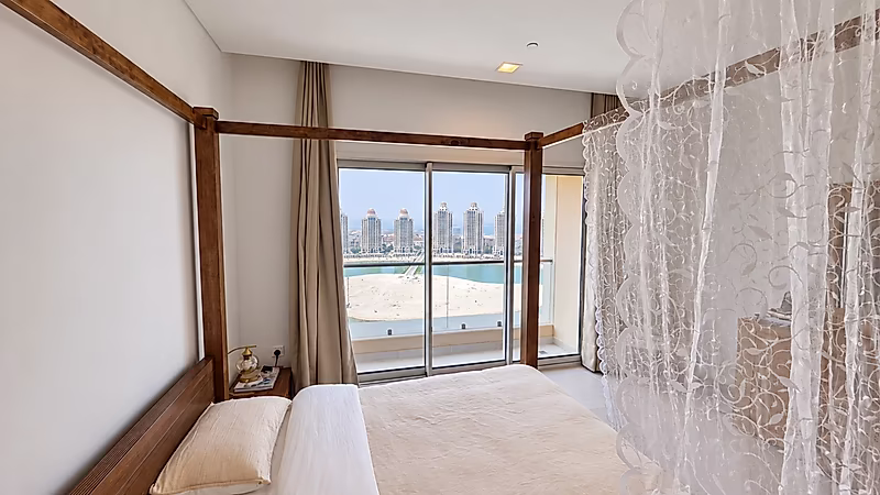 Direct Sea View | Furnished 1BR | Viva Bahria - Photo 3
