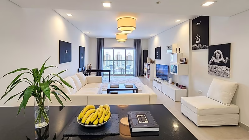 Direct Sea View | Furnished 1BR | Viva Bahria - Photo 9