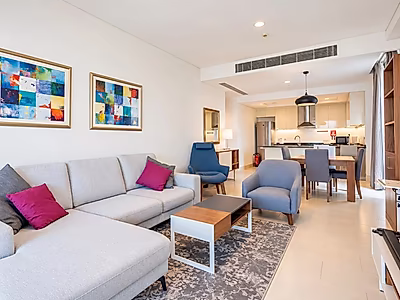 FURNISHED 1BR + OFFICE | VIVA BAHRIYA | BILLS INCL