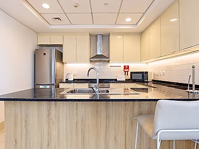 FURNISHED 1BR + OFFICE | VIVA BAHRIYA | BILLS INCL