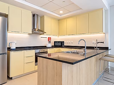 FURNISHED 1BR + OFFICE | VIVA BAHRIYA | BILLS INCL