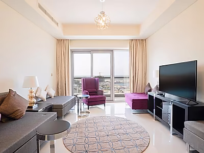 Spacious 1BR | Private Beach Access | Lusail Waterfront