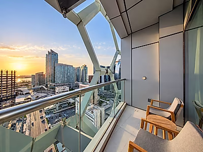 ELEGANT 2BR | BREATHTAKING SEA VIEW | BALCONY | INC BILLS