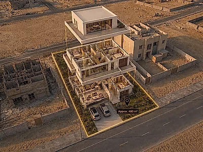 أرض سكنية مميزة بمساحة 480 م² | حزم لوسيل