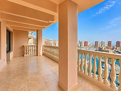 AMAZING 3BR + MAID IN THE PEARL WITH BALCONY