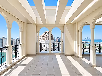 FURNISHED 3-BEDROOM+MAIDS  | BILLS IN | SEA VIEW | BALCONIES | PEARL