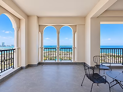 FURNISHED 3-BEDROOM+MAIDS  | BILLS IN | SEA VIEW | BALCONIES | PEARL