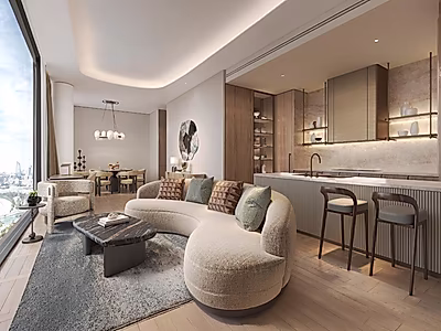 Sleek 1BR Apartment | Sophisticated Amenities