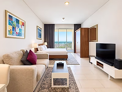FULLY FURNISHED STUDIO | BEACH ACCESS | VIVA BAHRIYA