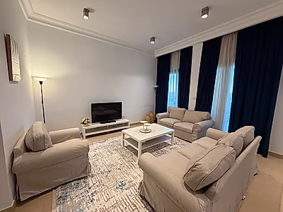 FULLY FURNISHED 3 BEDROOMS  l  QANAT QUARTIER