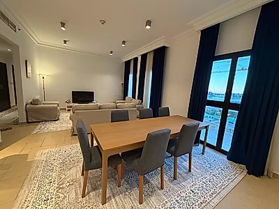 FULLY FURNISHED 3 BEDROOMS  l  QANAT QUARTIER