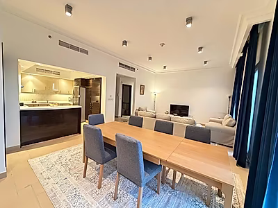 FULLY FURNISHED 3 BEDROOMS  l  QANAT QUARTIER