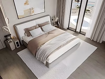 منزل أنيق بثلاث غرف نوم مع تصميم مفتوح