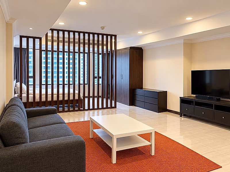 FURNISHED STUDIO HIGH FLOOR WITH MARINA VIEW | THE PEARL - Photo 3