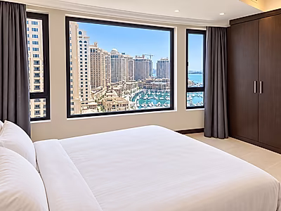 FURNISHED STUDIO HIGH FLOOR WITH MARINA VIEW | THE PEARL