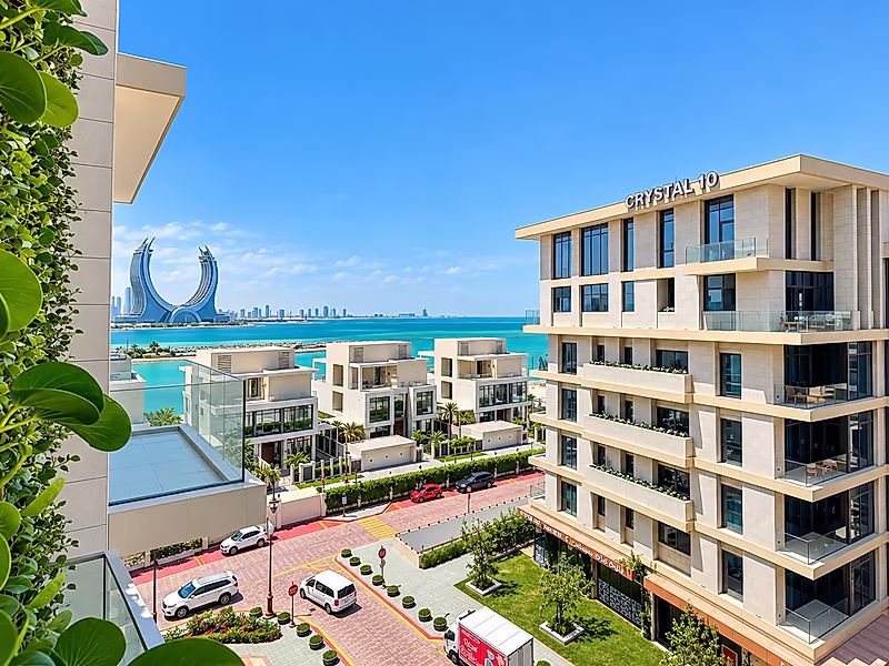 Furnished 1Bhk | Sea & Lusail Marina Views | Gewan Island - Photo 3