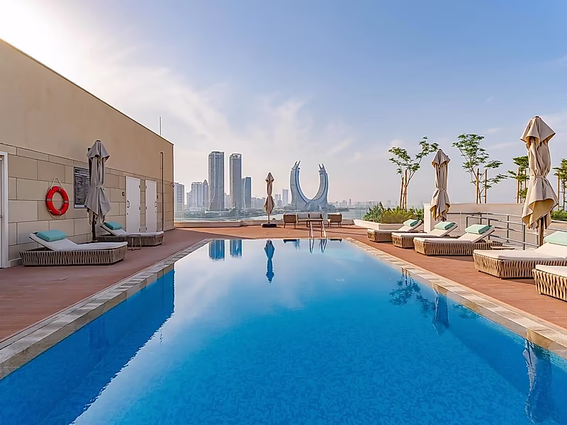 Furnished 1Bhk | Sea & Lusail Marina Views | Gewan Island - Photo 9