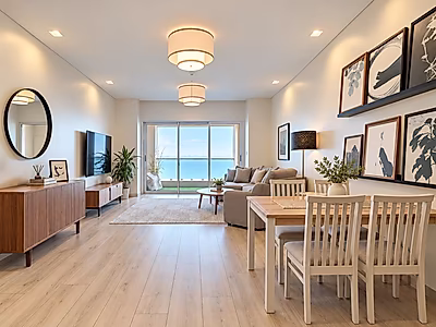 Spacious 1-Bedroom with Full Sea Views | Al Mutahidah - Photo 4