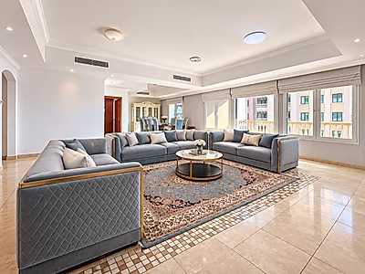 Luxury Living in Porto Arabia | 3BR with Balcony Views