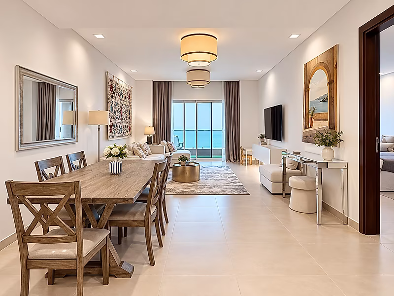 Luxury Fully Furnished 1BHK | Full Sea View in Viva Bahriya - Photo 8