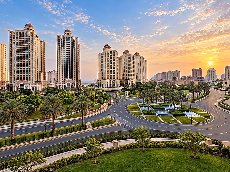 1 BR l Duck Lake View | Two Balconies | Rented at QAR 9,500 - Photo 7