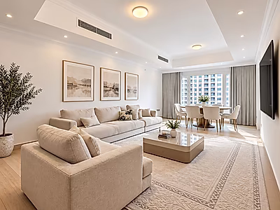 Unique Renovated 2BR | 2 Parking l Title Deed