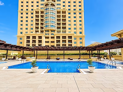 1BR Converted to 2BR Apartment in Porto Arabia, The Pearl – Qatar - Photo 2