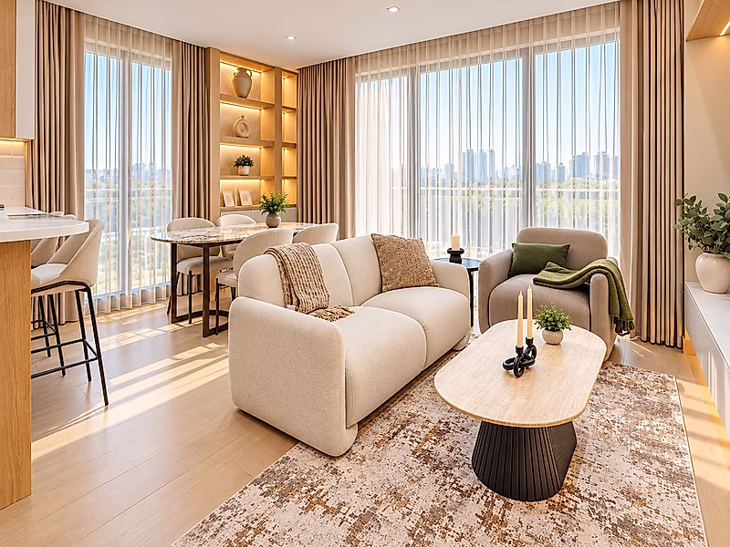 Contemporary 3BR Duplex | Stylish Living - Photo 1