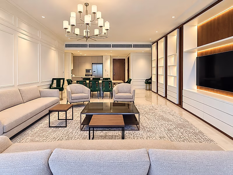 Ultra-Luxury Furnished 3BR+Maid’s Direct Sea Views - Photo 6