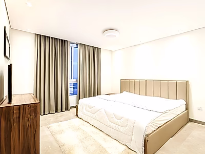 شقة مؤثثة بالكامل من غرفتي نوم بأسعار معقولة للبيع في لوسيل