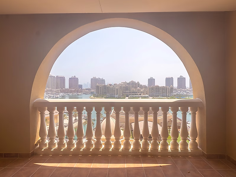 شقة بغرفتي نوم وتراس كبير للبيع - بورتو أرابيا | اللؤلؤة - Photo 3