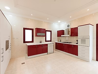 فيلا فاخرة بـ 6 غرف نوم مفروشة بالكامل | ويست باي لاجون