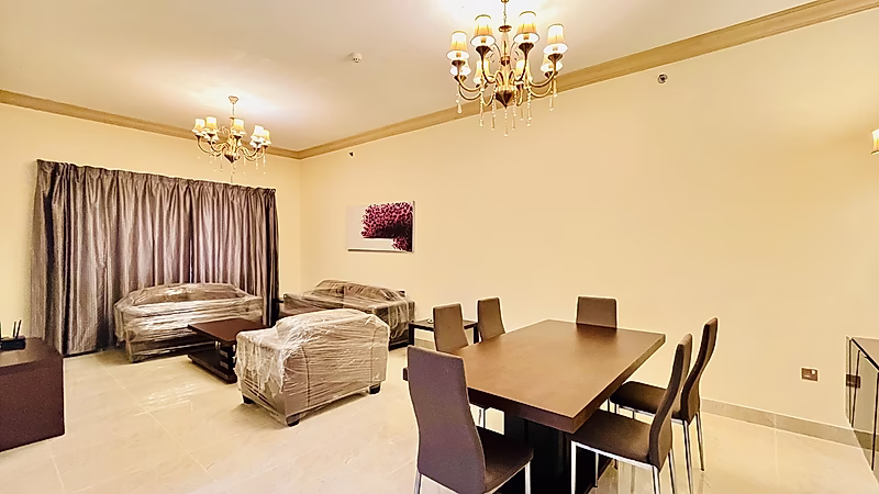 شرفة كبيرة | بنتهاوس مفروش غرفتين نوم | السد - Photo 11