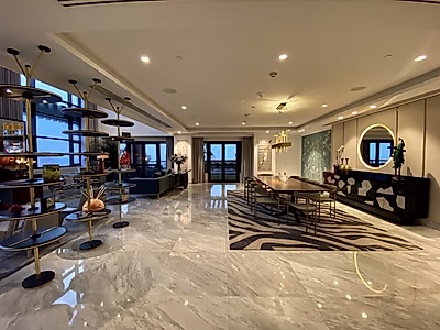 مفروش فاخر - بنتهاوس في بورتو أرابيا | اللؤلؤة - قطر