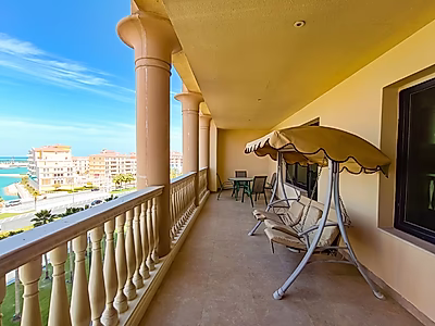 SPACIOUS 1 BEDROOM WITH SEA VIEW IN PORTO ARABIA