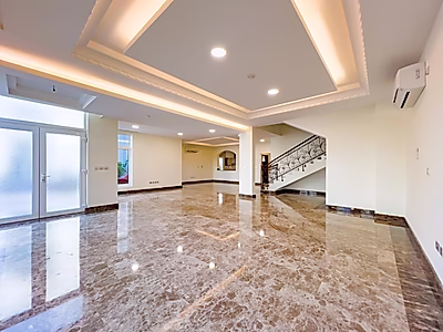 Luxurious Lagoon: Semi-Furnished 5-Bedroom Villa.