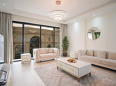 شقة فاخرة 1 غرفة نوم | إطلالة على البحر في المدينة الترفيهية