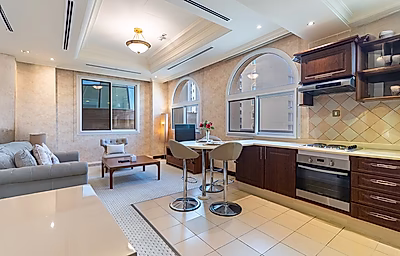 غرفة نوم واحدة فاخرة مفروشة بالكامل جميع الفواتير مشمولة