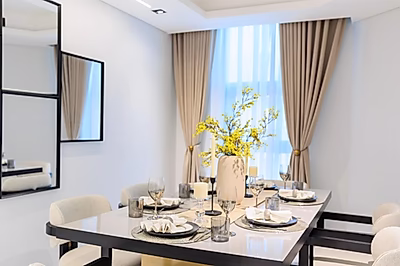 جديد تماماً | شقة مكونة من غرفتي نوم | مفروشة بالكامل | الوعب