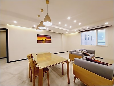 غرفتي نوم مريحة مفروشة بالكامل || شامل الفواتير || المنصورة