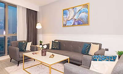 شقة فاخرة بغرفة نوم واحدة في الدوحة – حيث تلتقي الفخامة مع الراحة