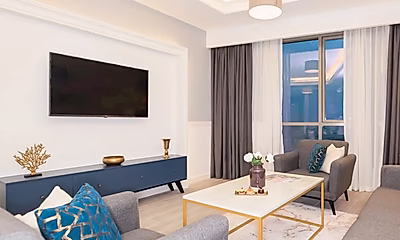 شقة فاخرة بغرفة نوم واحدة في الدوحة – حيث تلتقي الفخامة مع الراحة