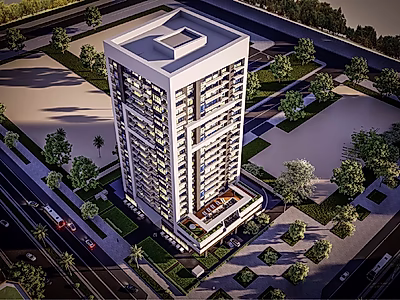 خطة دفع سهلة | شقة بغرفة نوم واحدة مطلة على المدينة | لوسيل مارينا