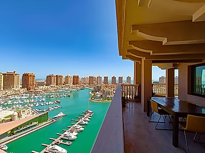 Marina Views | Huge Balcony | 3BR+Maid