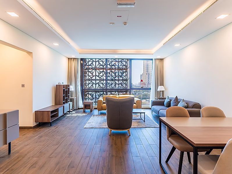 شقة فاخرة من غرفة نوم واحدة في منطقة جاردينو، ذا بيرل - Photo 3