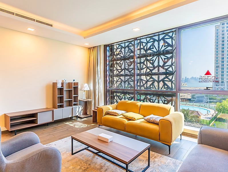 شقة فاخرة من غرفة نوم واحدة في منطقة جاردينو، ذا بيرل - Photo 8